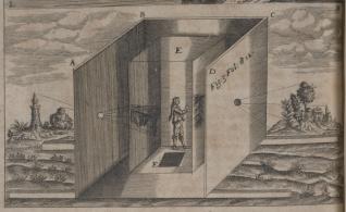 Camera Obscura, extrait de Ars Magna, Lucius et Umbrae, fin 17e siècle